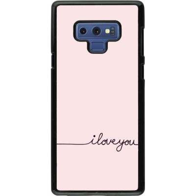 Samsung Galaxy Note9 Case Hülle - Valentine 2023 i love you writing