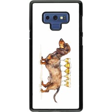 Samsung Galaxy Note9 Case Hülle - Wine Teckel