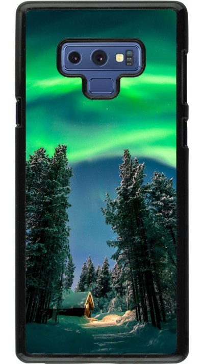 Samsung Galaxy Note9 Case Hülle - Winter 22 Northern Lights