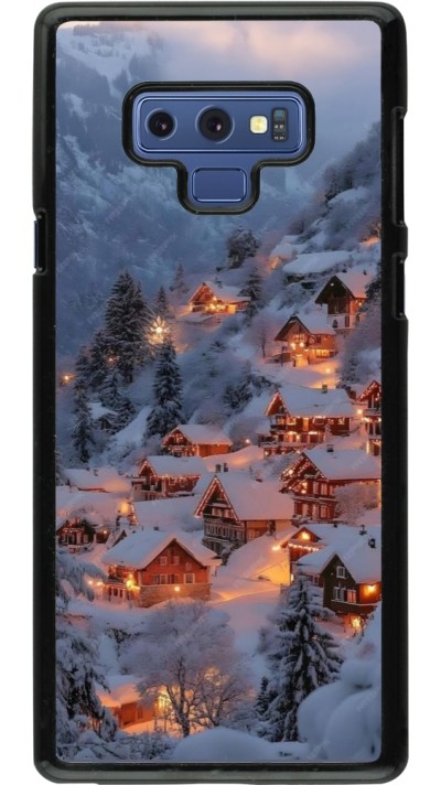 Coque Samsung Galaxy Note9 - Winter 25 Winter snowy village