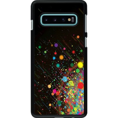 Hülle Samsung Galaxy S10 - Abstract bubule lines