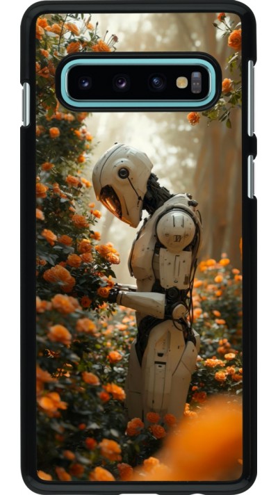 Samsung Galaxy S10 Case Hülle - Astronaut flowers 2025