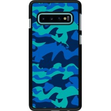 Hülle Samsung Galaxy S10 - Camo Blue