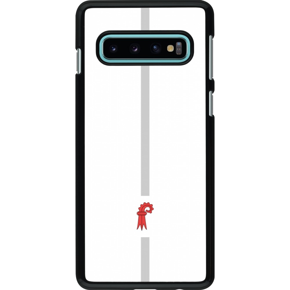 Samsung Galaxy S10 Case Hülle - Kanton BL weiss