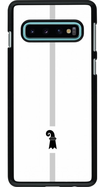 Samsung Galaxy S10 Case Hülle - Kanton BS weiss
