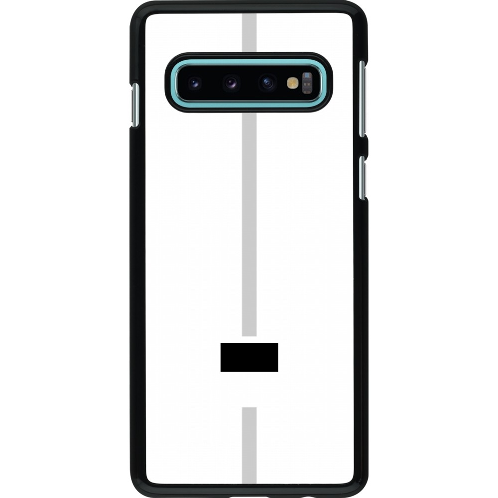 Samsung Galaxy S10 Case Hülle - Kanton FR weiss