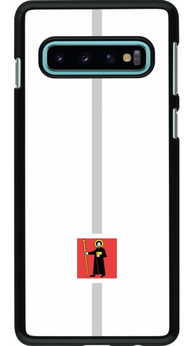 Samsung Galaxy S10 Case Hülle - Kanton GL weiss
