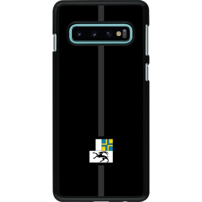 Samsung Galaxy S10 Case Hülle - Kanton GR schwarz