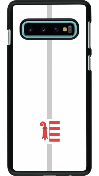 Samsung Galaxy S10 Case Hülle - Kanton JU weiss