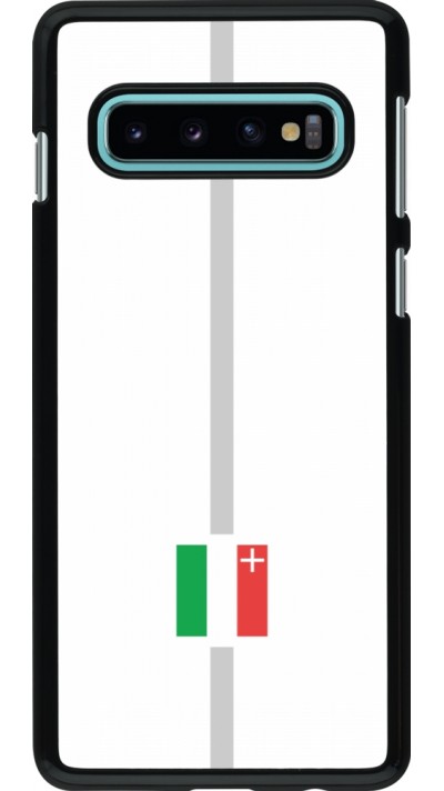 Samsung Galaxy S10 Case Hülle - Kanton NE weiss