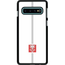 Samsung Galaxy S10 Case Hülle - Kanton NW weiss