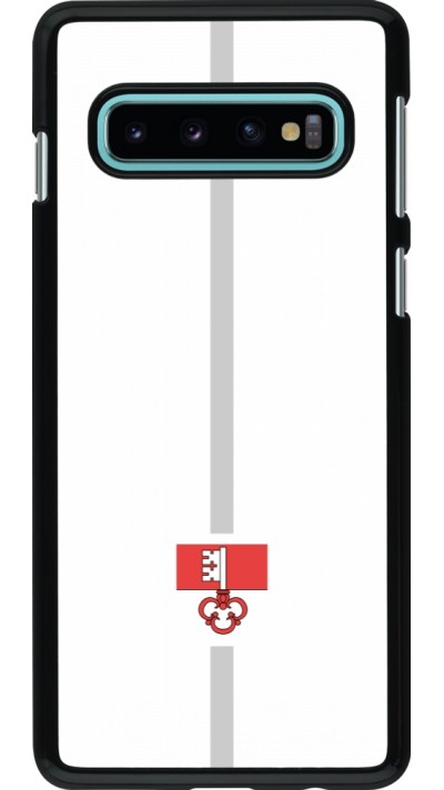 Samsung Galaxy S10 Case Hülle - Kanton OW weiss