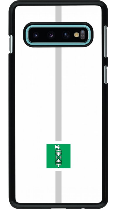 Samsung Galaxy S10 Case Hülle - Kanton SG weiss