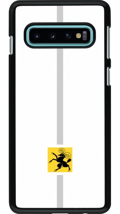 Samsung Galaxy S10 Case Hülle - Kanton SH weiss