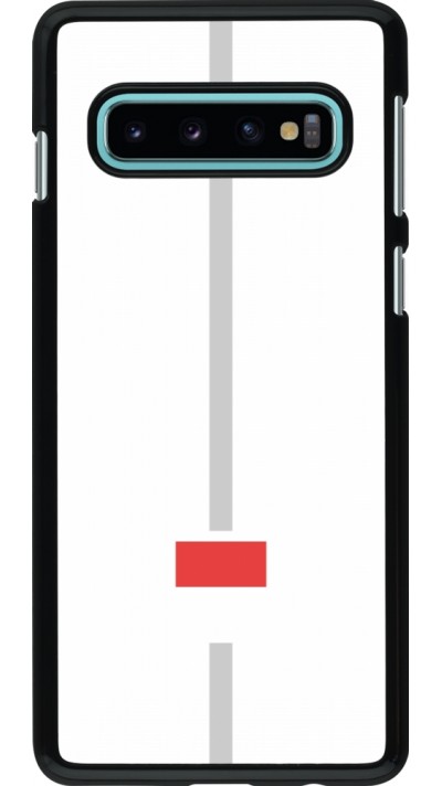 Samsung Galaxy S10 Case Hülle - Kanton SO weiss
