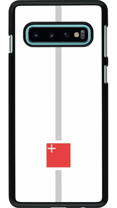 Samsung Galaxy S10 Case Hülle - Kanton SZ weiss