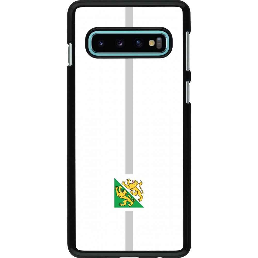 Samsung Galaxy S10 Case Hülle - Kanton TG weiss