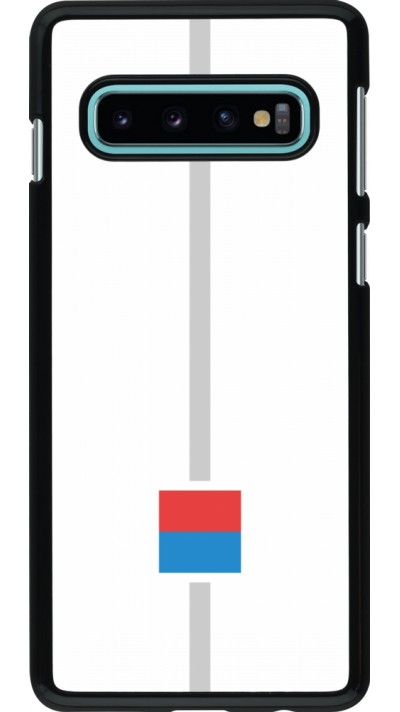 Samsung Galaxy S10 Case Hülle - Kanton TI weiss