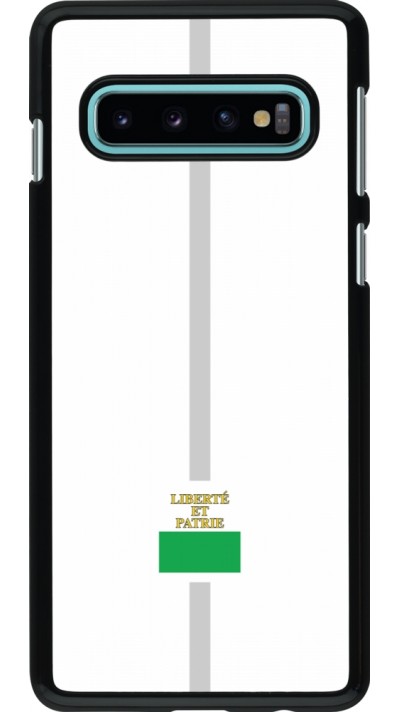 Samsung Galaxy S10 Case Hülle - Kanton VD weiss