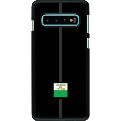 Samsung Galaxy S10 Case Hülle - Kanton VD schwarz