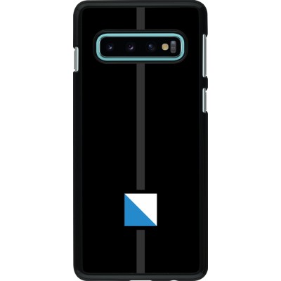 Samsung Galaxy S10 Case Hülle - Kanton ZH schwarz