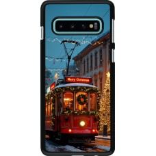 Samsung Galaxy S10 Case Hülle - Christmas 25 Xmas Train