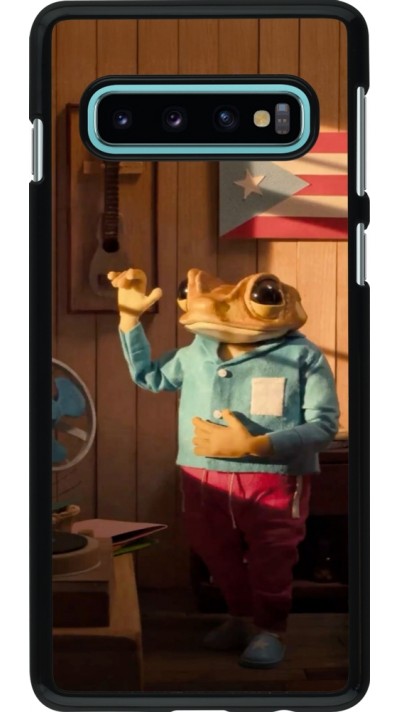Samsung Galaxy S10 Case Hülle - Dancing frog DTMF