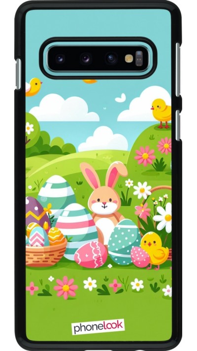 Samsung Galaxy S10 Case Hülle - Ostern 2025 Gruen