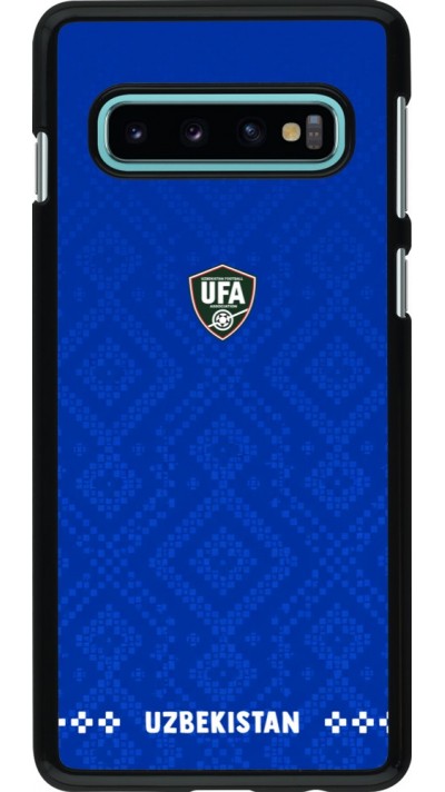 Samsung Galaxy S10 Case Hülle - Usbekistan 2026 personalisierbares Fussballtrikot