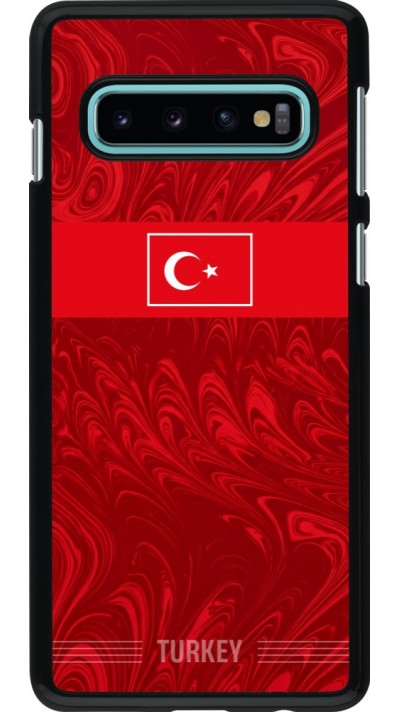 Samsung Galaxy S10 Case Hülle - Türkei 2026 personalisierbares Fussballtrikot