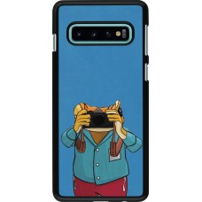 Samsung Galaxy S10 Case Hülle - Frog with camera DTMF