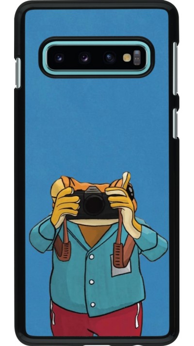 Samsung Galaxy S10 Case Hülle - Frog with camera DTMF
