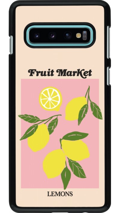 Coque Samsung Galaxy S10 - Fruit market lemons 2026