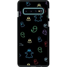 Samsung Galaxy S10 Case Hülle - Halloween 2024 colorful ghosts