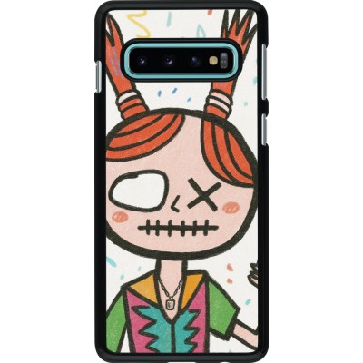 Samsung Galaxy S10 Case Hülle - Little Girl Sketch