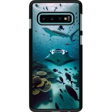 Samsung Galaxy S10 Case Hülle - Manta Lagune Reinigung