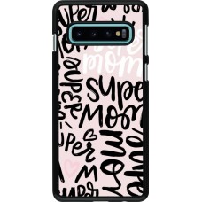 Samsung Galaxy S10 Case Hülle - Mom 2024 Super mom