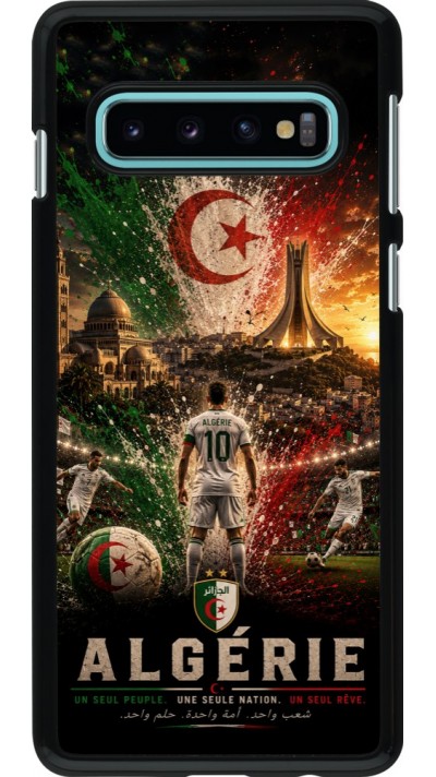Samsung Galaxy S10 Case Hülle - Fussball Algerien splash 2026