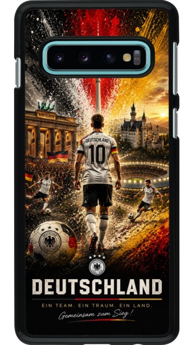 Samsung Galaxy S10 Case Hülle - Fussball Deutschland splash 2026