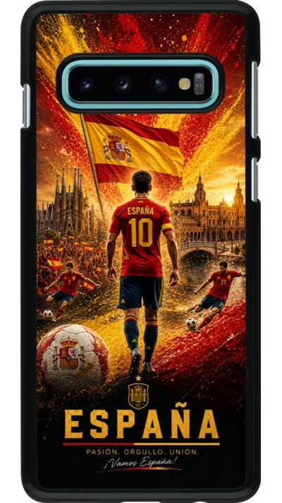 Samsung Galaxy S10 Case Hülle - Fussball Espanien splash 2026