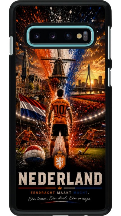 Samsung Galaxy S10 Case Hülle - Fussball Niederlande splash 2026
