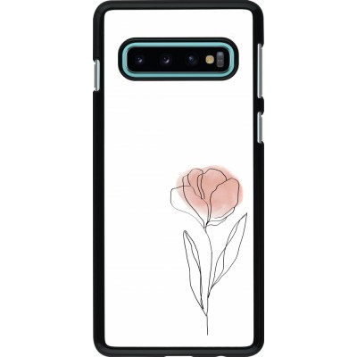 Samsung Galaxy S10 Case Hülle - Spring 23 minimalist flower