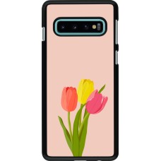 Samsung Galaxy S10 Case Hülle - Spring 23 tulip trio