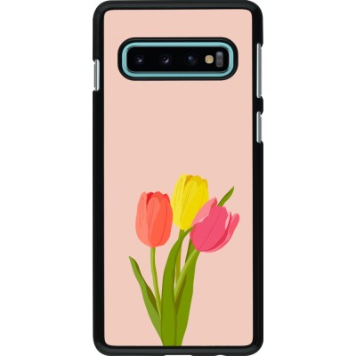 Samsung Galaxy S10 Case Hülle - Spring 23 tulip trio