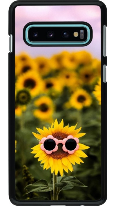 Samsung Galaxy S10 Case Hülle - Sunflower with glasses Spring 2026