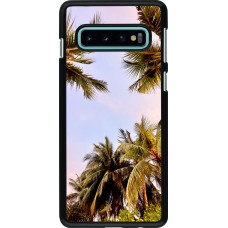 Samsung Galaxy S10 Case Hülle - Summer 2023 palm tree vibe