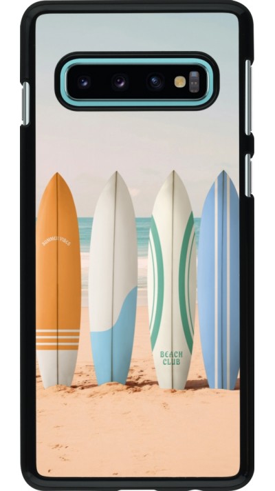 Samsung Galaxy S10 Case Hülle - Summer surfboard 2025