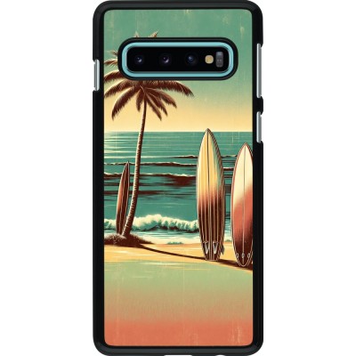 Samsung Galaxy S10 Case Hülle - Surf Paradise