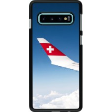 Samsung Galaxy S10 Case Hülle -  Schweizer Nationalfeiertag Sky Swiss Flag