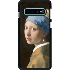 Samsung Galaxy S10 Case Hülle - Kunstbild - Das Mädchen mit dem Perlenohrring - Jan Vermeer